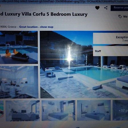 Diamond Luxury Villa Corfu Kato Spilaion Bagian luar foto